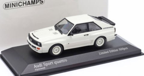 ミニチャンプス 943012124 1/43 アウディ Sport quattro 1984 ホワイト - ミニチャンプス専門店　 【Minichamps World】