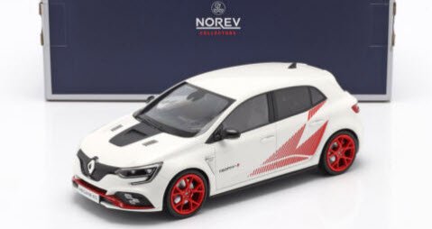 ノレブ 185239 1/18 ルノー メガーヌ RS トロフィー R 2019 ホワイト - ミニチャンプス専門店　【Minichamps  World】