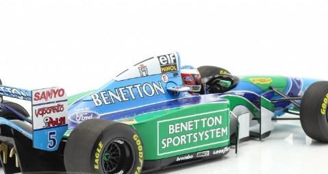 ミニチャンプス 113940705 1/18 ベネトン B194 #5 フランスGP F1