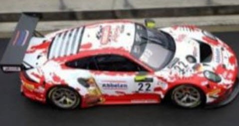 スパーク SB376 1/43 Porsche 911 GT3 R No.22 Frikadelli Racing Team 8th 24H Spa  2020 J.Bergmeister - ミニチャンプス専門店　【Minichamps World】