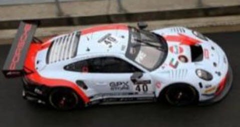 スパーク SB378 1/43 Porsche 911 GT3 R No.40 GPX Racing 24H Spa