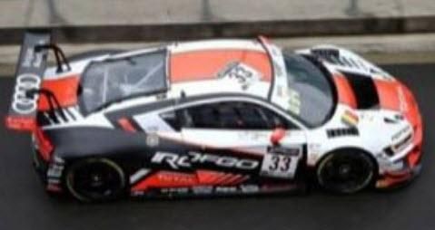 一番人気物 R8 Audi 1/43 SB393 スパーク LMS Club Audi Belgian No.33 GT3 レーシングカー