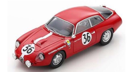 スパーク S9054 1/43 Alfa Romeo Giulietta GZ No.36 24H Le Mans 1963