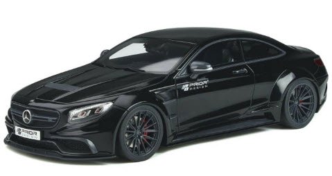 GTスピリット GTS297 1/18 プライア デザイン PD75SC (Sクラスクーペ) (ブラック) - ミニチャンプス専門店　 【Minichamps World】