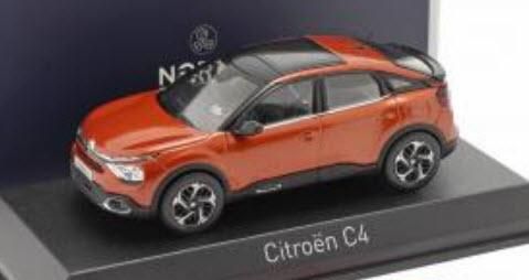 ノレブ NOREV 155445 1/43 シトロエン C4 2020 オレンジ