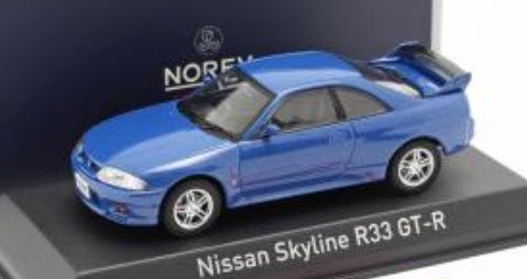 ノレブ NOREV 420185 1/43 日産 スカイライン R33 GT-R 1995 ブルーメタリック - ミニチャンプス専門店　 【Minichamps World】
