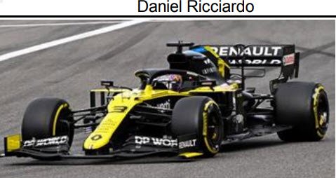 スパーク S6484 1/43 Renault R.S.20 No.3 Renault DP World F1 Team 3rd Eifel GP  2020 Daniel Ricciardo - ミニチャンプス専門店 【Minichamps World】