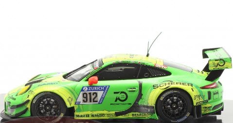 Minichamps 1/43 Porsche ポルシェ 911 (991) GT3 R #911 Manthey