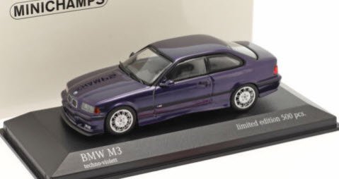 ミニチャンプス 943022305 1/43 BMW M3 (E36) 1992 techno 
