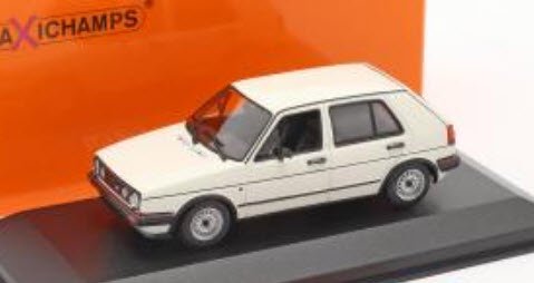 ミニチャンプス MAXICHAMPS 940054122 1/43 フォルクスワーゲン ゴルフ GTI 4ドア 1986 ホワイト -  ミニチャンプス専門店　【Minichamps World】