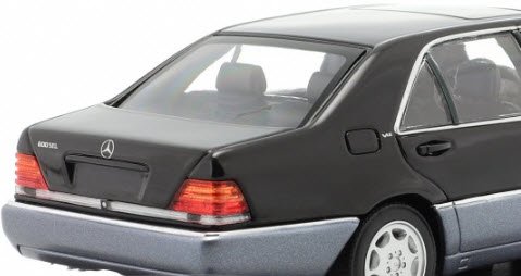 ミニチャンプス MAXICHAMPS 940035400 1/43 メルセデス ベンツ 600 SEL (W140) 1991 ブラックメタリック -  ミニチャンプス専門店　【Minichamps World】