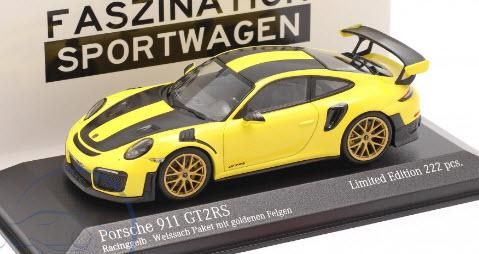 ミニチャンプス　ポルシェ　911 GT3 (991.2) 1/43 イエロー Amazon | ミニチャンプス 1/18 ポルシェ 911 GT3 RS （991.2