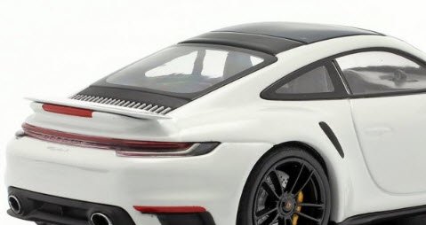 ミニチャンプス 413069477 1/43 ポルシェ 911 (992) Turbo S 2020 ホワイト / ブラック ホイール Porsche  特注品 - ミニチャンプス専門店 【Minichamps World】