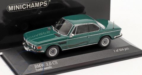 ミニチャンプス 410029021 1/43 BMW 3,0 CS 1968 ダークグリーン - ミニチャンプス専門店　【Minichamps  World】