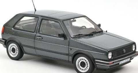 ノレブ NOREV 188556 1/18 VW ゴルフ CL 1988 メタリックグレー - ミニチャンプス専門店　【Minichamps  World】