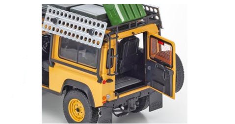 京商 KS08901CT 1/18 ランドローバー ディフェンダー 90 (イエロー) - ミニチャンプス専門店 【Minichamps World】