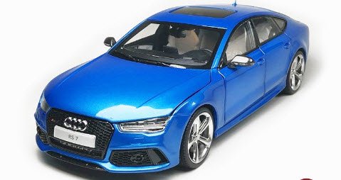 KENGFAI ケンファイ TK-KF023-1 1/18 Audi RS7 4.0T Sportback 2016 Blue -  ミニチャンプス専門店 【Minichamps World】