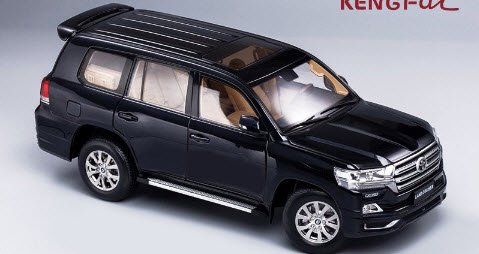 KENGFAI ケンファイ TK-KF024-4 1/18 Toyota Land Cruiser Pearl Black ...