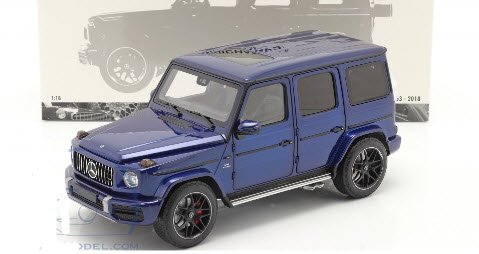 ミニチャンプス 110037061 1/18 メルセデス AMG G63 2018 ブルー