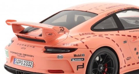 スパーク WAXL2100005 1/18 ポルシェ 911 (991 II) GT3 sow / Pink Pig design taxi  Leipzig 特注品 ケース付 - ミニチャンプス専門店　【Minichamps World】