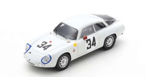 スパーク S9052 1/43 Alfa Romeo Giulietta Sport Zagato No.34 24H Le Mans 1963  G.Sala R.Rossi - ミニチャンプス専門店 【Minichamps World】