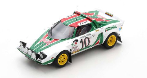 スパーク S9082 1/43 Lancia Stratos HF No.10 Rally Monte Carlo 1976 Sandro  Munari Silvio Maiga - ミニチャンプス専門店　【Minichamps World】