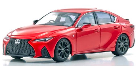 京商 KS03904RR 1/43 レクサス IS350 F SPORT ラディアントレッド