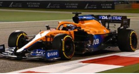 スパーク S7670 1/43 McLaren MCL35M No.3 McLaren 7th Bahrain GP 2021 Daniel  Ricciardo - ミニチャンプス専門店　【Minichamps World】