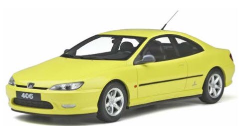 レア品】プジョーPEUGEOT 406 Coupe置物 - ミニカー