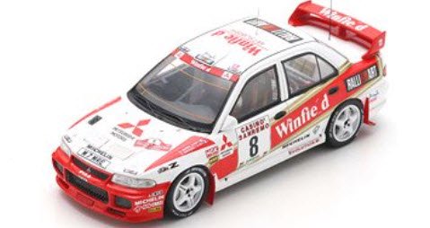 スパーク Spark S6513 1/43 Mitsubishi Lancer Evolution III No.8 8th Rally San  Remo 1996 Didier Auriol - ミニチャンプス専門店　【Minichamps World】