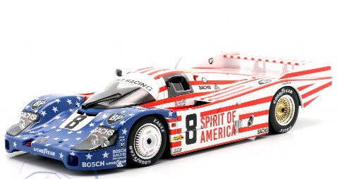 1/18 ポルシェ 956LH ル・マン1986 #8 星条旗柄 PORSCHE-