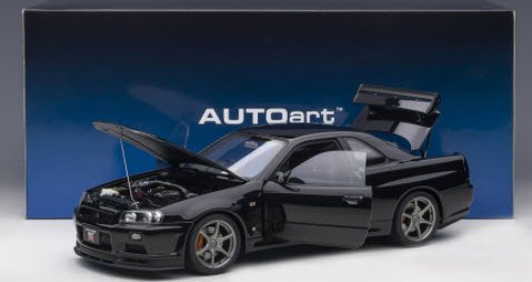 在庫有り お買い得 オートアート autoart 1/18 GT-R R34 ブラック