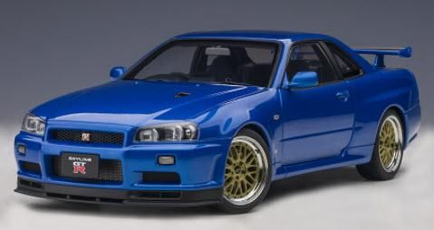 AUTOart オートアート 1/18 GT-R R34 BBS LM-