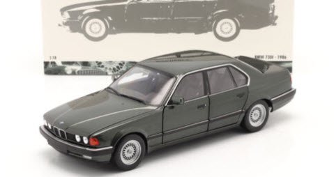 ミニチャンプス 100023004 1/18 BMW 730I (E32) 1986 グリーンメタリック - ミニチャンプス専門店　 【Minichamps World】