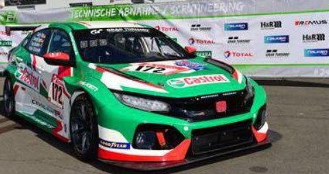 スパーク SG770 1/43 Honda Civic TCR No.172 Castrol Honda Racing 24H Nurburgring  2021 - ミニチャンプス専門店　【Minichamps World】