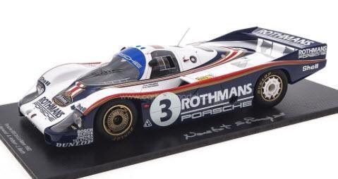 ミニチャンプス 1/18 ポルシェ 956L ルマン 1982 - ミニカー