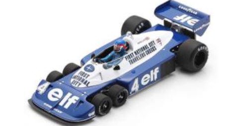 スパーク 18S571 1/18 Tyrrell P34 No.4 3rd South African GP 1977 Patrick  Depailler - ミニチャンプス専門店 【Minichamps World】