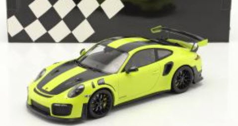 ミニチャンプス 155068300 1/18 ポルシェ 911 (991.2) GT2RS 2018 グリーン/ヴァイザッハ  パッケージ/ブラックマグネシウムホイール - ミニチャンプス専門店　【Minichamps World】