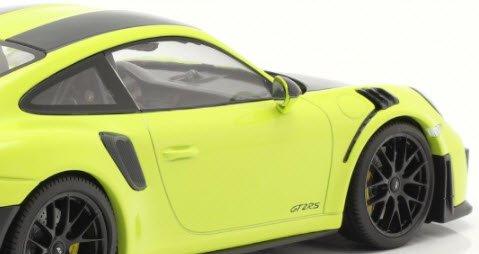 ミニチャンプス 155068300 1/18 ポルシェ 911 (991.2) GT2RS 2018 グリーン/ヴァイザッハ  パッケージ/ブラックマグネシウムホイール - ミニチャンプス専門店　【Minichamps World】