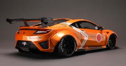 ONEMODEL 21C04-17 1/18 LB-WORKS HONDA NSX Shiny Orange - ミニチャンプス専門店  【Minichamps World】