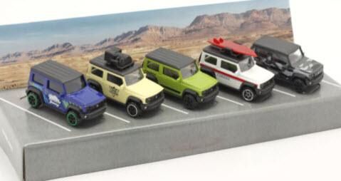 Majorette 1/64 5-car set Suzuki Jimny スズキ ジムニー