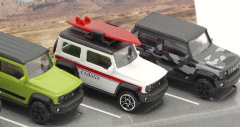 Majorette 1/64 5-car set Suzuki Jimny スズキ ジムニー