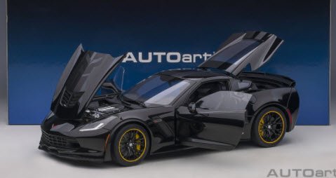 オートアート AUTOart 71257 1/18 シボレー コルベット (C7) Z06 C7.R エディション (ブラック) -  ミニチャンプス専門店 【Minichamps World】