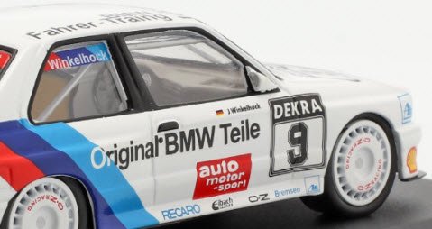 CMR CMR43063 1/43 BMW M3 (E30) #9 Bigazzi M Team DTM 1990 Joachim  Winkelhock - ミニチャンプス専門店　【Minichamps World】