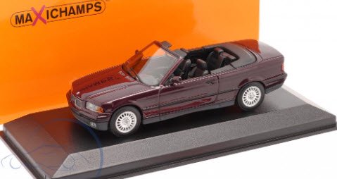 ミニチャンプス MAXICHAMPS 940023331 1/43 BMW 3-シリーズ カブリオレ 1993 パープルメタリック -  ミニチャンプス専門店　【Minichamps World】