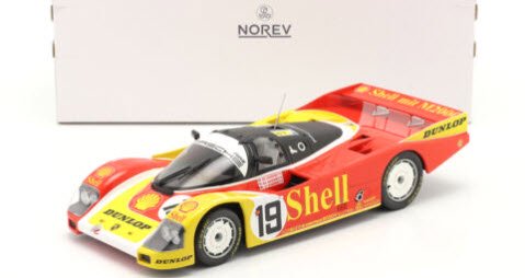 ノレブ 187415 1/18 ポルシェ 962C #19 6th 24h ルマン 1988 Porsche AG Mario Andretti /  Michael Andretti - ミニチャンプス専門店　【Minichamps World】