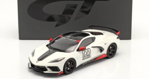 GTスピリット GTS370 1/18 シボレー コルベット C8 ペースカー 2020 (ホワイト) - ミニチャンプス専門店　 【Minichamps World】