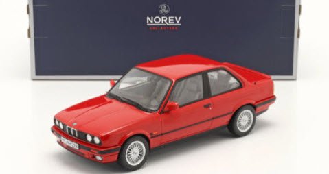 ノレブ 183202 1/18 BMW 325i (E30) limousine 1988 レッド - ミニチャンプス専門店　【Minichamps  World】