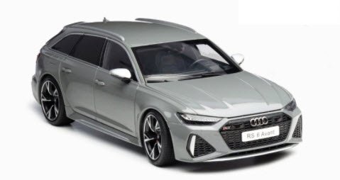 KILO WORKS 1/18 アウディ Audi RS6 C8 Avant 2021 グレー - ミニカー