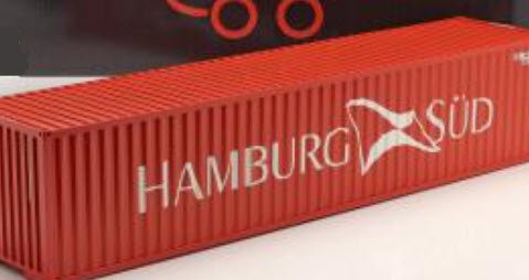 NZG LX97800001 1/18 40 FT Container Hamburg Süd コンテナ - ミニチャンプス専門店　 【Minichamps World】